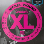 D'Addario EXL170-12 Bassnaren 12-Snarig (18-45) Regular Light