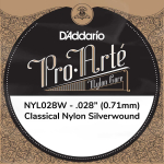 D'Addario NYL028W Classics Losse Silverwound .028 Snaar