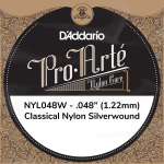 D'Addario NYL048W Classics Losse Silverwound .048 Snaar