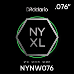 D'Addario NYNW076 NYXL Nickel Wound Elektrische Losse Snaar .076