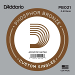D'Addario PB021 Phosphor Bronze .021 Losse Snaar