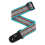 D'Addario 50G09 Geweven Gitaarband Sunset Hootenanny