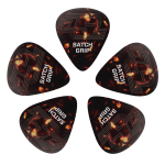 D'Addario 7CSH7-5JSGP Satch Grip Pick Joe Satriani 1.25mm Plectrum 5-Pack