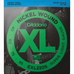 D'Addario EXL220S XL Nickel Wound Short Scale Bassnaren (40-95) Super Light