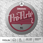 D'Addario J56 1/8M Pro-Arté Nylon Core Vioolsnaren 1/8e Viool - Medium Spanning