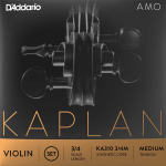 D'Addario KA310 3/4M Kaplan Amo Vioolsnaren 3/4e Viool - Medium Spanning