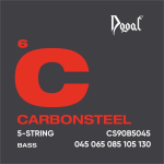 Dogal CS90C5045 Carbon Steel Roundwound Bassnaren 5-Snarig (45-130)