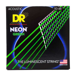 DR Strings NGA-10 Neon Green Akoestische Snaren (10-48), K3 Coating