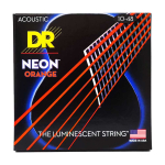 DR Strings NOA-10 Neon Orange Akoestische Snaren (10-48), K3 Coating