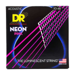 DR Strings NPA-10 Neon Pink Akoestische Snaren (10-48), K3 Coating