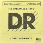 DR Strings PL-008 Plain Steel Elektrisch / Akoestische Losse Snaar .008