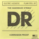 DR Strings PL-017 Plain Steel Elektrisch / Akoestische Losse Snaar .017