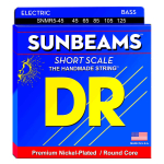 DR Strings SNMR5-45 Sunbeam Short Scale Bassnaren 5-Snarig (45-125)