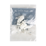 Dunlop 9011R Plastic Vingerplectrum Medium Wit 12-Pack