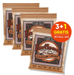 Ernie Ball 2145 Earthwood Phosphor Bronze Gitaarsnaren (11.5-54) Custom Light | 3+1 Aanbieding