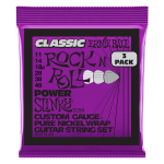 Ernie Ball 3250 Classic Pure Nickel Power Slinky Snaren (11-48) 3-Pack