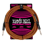 Ernie Ball 6468 Gevlochten Gitaarkabel Pumpkin Pie 3 Meter