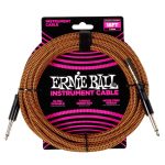 Ernie Ball 6469 Gevlochten Gitaarkabel Pumpkin Pie 5.5 Meter