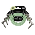 Ernie Ball 6476 Flex Patch Cables Patchkabel Glow in the Dark 30cm 3-Pack