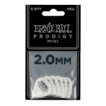 Ernie Ball 9203 Prodigy Mini Plectrums 2.0mm Wit 6-Pack