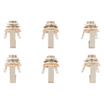 Fender Jack Output (Open) 1/4" 2-Polig 0021956649 6-Pack