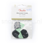 Fender 351 Shape MojoGrip Plectrum 0.58mm Groen 3-Pack 1985351402