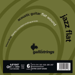Galli AJF1047 Flat Bronze 80/20 Flatwound Akoestische Gitaarsnaren (10-47) Extra Light