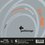 Galli JF-1046 Jazz Flat Flatwound Elektrische Gitaarsnaren (10-46) Extra Light