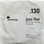 Galli JFW130 Jazz Flats Losse Stainless Steel Flatwound Bassnaar .130 (5th)