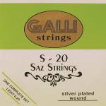Galli S020 Silverplated Snarenset Light voor Saz / Bağlama (8-32)