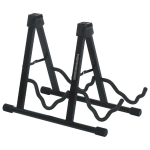 Gator Frameworks RI-GTRAU2X Dubbele A-Frame Gitaarstandaard voor 2 Elektrische of Akoestische Gitaren