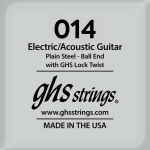 GHS Strings GB 014" Plain Steel .014 Losse Snaar