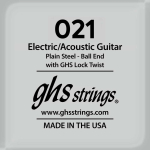 GHS Strings GB 021" Plain Steel .021 Losse Snaar