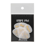 Ibanez B1000SVRWH Steve Vai Signature Grip 1.0mm Plectrum 6-Pack - Wit