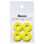 Ibanez ISB4-YE Sillicone Strap Blocks Geel (4 Stuks)