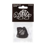 Dunlop 488P50 Tortex Pitch Black Standard Plectrum 0.50mm 12-Pack
