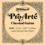 D'Addario J4303 Clear Nylon Losse Klassieke Snaar G3