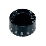 Boston KB-110 Speed Knop Metrisch (Hatbox) Transparant Zwart