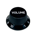 Boston KB-244-V Volume Knop Inch Type Zwart voor Stratocaster