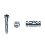 Boston SH-8-C Snaargeleider Cylindervormig Chrome