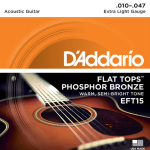 D'Addario EFT15 Flat Tops Phosphor Bronze Akoestische Snaren (10-47)
