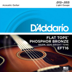 D'Addario EFT16 Flat Tops Phosphor Bronze Akoestische Snaren (12-53)