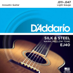 D'Addario EJ40 Silk&Steel Folk Snaren (11-47)