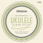 D'Addario EJ65S Clear Nylon Sopraan Ukulele Snaren (24-28)