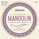D'Addario EJ70 Mandoline Snaren met Bal-Eind (11-38) Medium Light