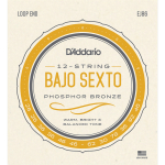 D'Addario EJ86 Phosphor Bronze Snaren voor Bajo Sexto (26-46)
