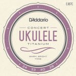 D'Addario EJ87C Titanium Concert Ukulele Snaren (24-29)
