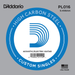 D'Addario PL016 Losse Snaar .016 Elektrisch / Western