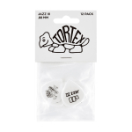 Dunlop 478P88 Tortex White Jazz III 0.88mm Plectrum 12-Pack
