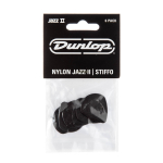 Dunlop 47P2S Jazz II Plectrum Stiffo Zwart 6-Pack
